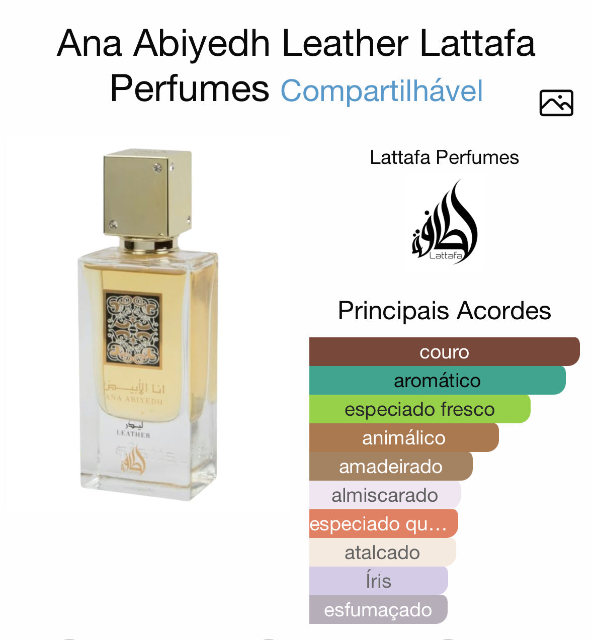 Ana Abiyedh Leather 100 ml